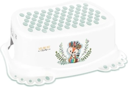 Escalón infantil antideslizante para el baño Wild & Free zorro – blanco