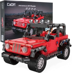 CaDA Adventure Off-Roader coche todoterreno con mecanismo de retroceso (pull-back)