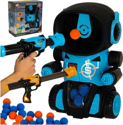 Juego de tiro con robot – 2 pistolas y bolas de espuma