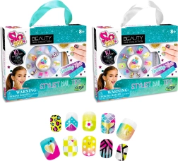 TASIA set de uñas con purpurina para niños