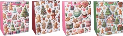 Bolsa de regalo M 25 × 30 × 10 cm navideña