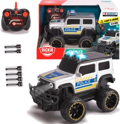 RC todoterreno policial SUZUKI con luces y sonidos