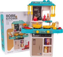 Cocinita infantil con iluminación y sonidos, 43 piezas – Azul