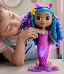 Muñeca interactiva sirena Gábina con luces y sonidos