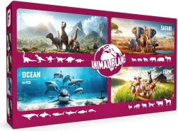 Mega set de 60 uds Faunica Animal Planet Dino/Safari/Océano/Granja