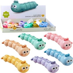 Oruga de juguete con cuerda – colorida para niños