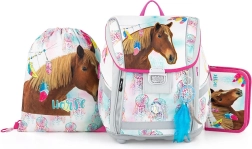 Juego escolar 3 piezas OXYBAG premium light – caballo romántico