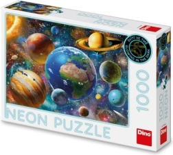 Puzzle Planetas Neón 1000 Piezas Dino