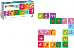 Dominó de animales – 28 piezas, juego de mesa para niños