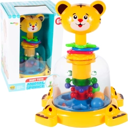 Gatito con bolitas: juguete interactivo para bebés