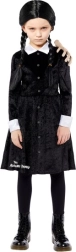Disfraz infantil de Wednesday Addams 8-10 años