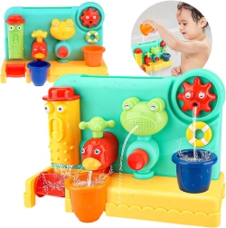 Panel de baño interactivo con efectos de agua y ventosas - 1 pieza