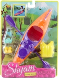 Kayak para muñeca con accesorios