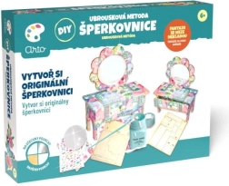 Arto DIY joyero de madera – técnica de servilleta (decoupage)