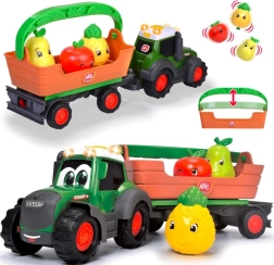 Tractor interactivo Fendt con remolque desmontable y frutas