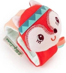 Lilliputiens sonajero de muñeca Zorro Alice, crujiente y textil para bebés