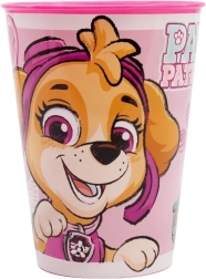 Vaso de plástico Paw Patrol rosa de 260 ml