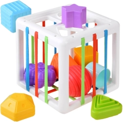 Cubo encajable para los más pequeños con bandas elásticas