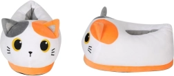 Zapatillas de felpa de gato naranja