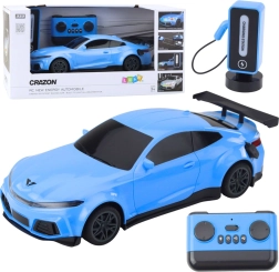Coche de carreras RC eléctrico con estación de carga – azul