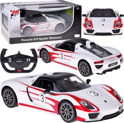 Coche RC Rastar Porsche 918 Spyder 1:14 – Bílá