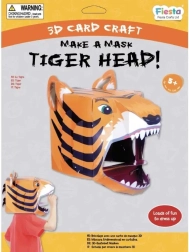 Set creativo máscara 3D Tigre Fiesta Crafts