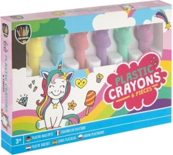 Cerillas de cera con motivo de Alegres Unicornios de Grafix, 6 uds