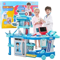 Maletín médico 2 en 1 – hospital en maletín con luces y sonidos