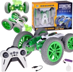 Coche acrobático RC con efectos de vapor y luces LED