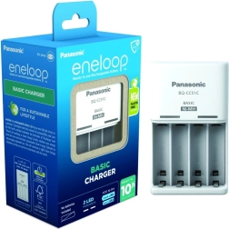 Cargador Eneloop basic sin acumuladores AA/AAA