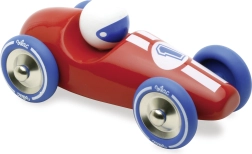 Vilac coche de carreras rojo con ruedas azules