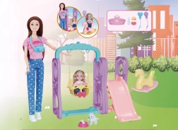 Muñeca en el parque infantil de 30 cm con accesorios