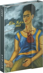 Agenda magnética semanal Notique Frida Kahlo 2027, 11 × 16 cm