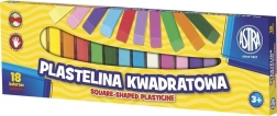 Plastilina Astra en bloques (rectangular) 18 colores