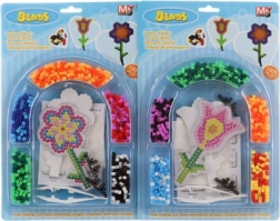 Cuentas para planchar con motivo de florecita para niños