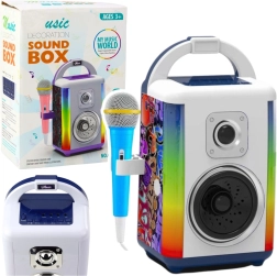 Set musical interactivo con micrófono y luces LED
