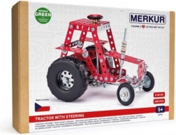 Juego de construcción Merkur tractor con dirección, 208 piezas