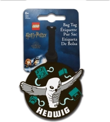 Lego Harry Potter etiqueta de equipaje Hedwig