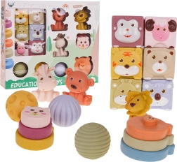 Set sensorial de juguetes para bebés, 18 piezas