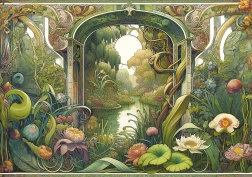 Puzzle Jardín olvidado de 500 piezas