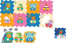 Bloques de construcción blandos con animalitos y números