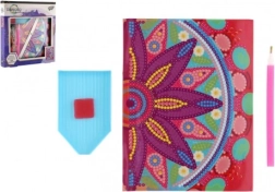 Set creativo diario con decoración de diamantes
