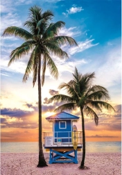 Puzzle CLEMENTONI Miami Beach, Florida 500 piezas