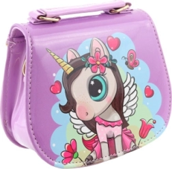 Bolso con motivo de unicornio