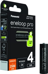 Baterías recargables ENELOOP Pro AA 2500 mAh, set de 4 uds.