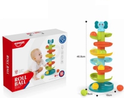 Torre con tobogán y pelotas Elefantito