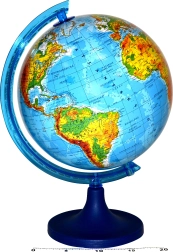 Globo geográfico 25 cm