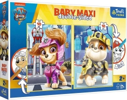 Puzles infantiles de doble cara Baby Maxi 2×10 – La Patrulla Canina, el equipo alegre
