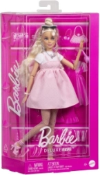Barbie modelo deluxe con vestido con lazo