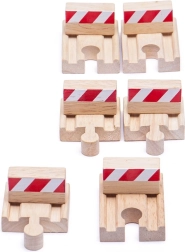 Set de topes de madera Bigjigs Rail